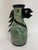 Mexican Vintage Unique Studio Pottery Vase With Animal Details For Sale - Image 3 of 11