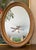 French Louis XVI Style Gold Oval Wall Mirror For Sale - Image 4 of 18