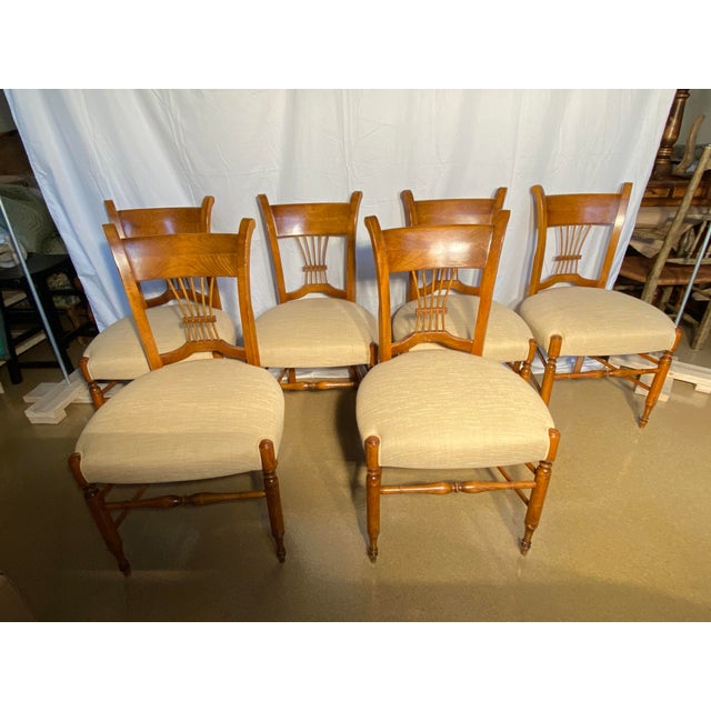 Baker Milling Road Sheaf Back Dining Chairs Set of 6 Chairish