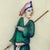 Late 18th Century Set of Four Framed 18th Century Japanese Hand-Painted Figures For Sale - Image 5 of 16