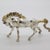 1980s Vintage Italian Handmade Genuine Silver Partially Gilded Horse Figurine Miniature Sculpture For Sale - Image 5 of 10