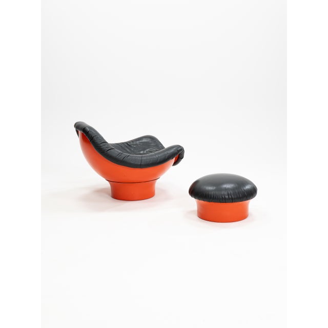 Step into the world of Italian elegance with the Rodica Lounge Chair set, designed by the renowned Mario Brunu for Comfort...