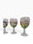 Late 20th Century Vintage Royal Danube Romania Hand-Painted Crystal Floral Goblets – Set of 6 For Sale - Image 5 of 12