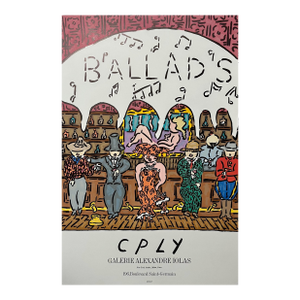 William CopleyVintage Galerie Alexandre Iolas Ballads Poster William Copley CPLY Mourlot Litho, c. 20th century