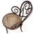 Brown Large Victorian No.4 Bent Oak Cafe Daum Style Bentwood Armchair by Thonet, Pair For Sale - Image 8 of 9
