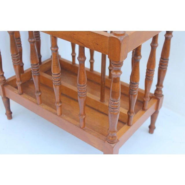 Vintage Magazine Rack For Sale In Miami - Image 6 of 7