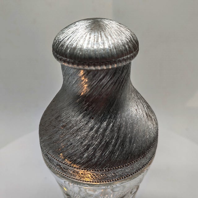 Cocktail Shaker in Lead Crystal and Alpacca by RCR C.A.L.L., Italy, 1960s For Sale - Image 6 of 9