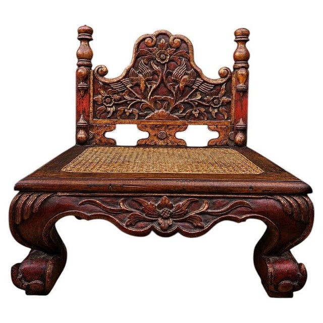 Javanese Carved Ceremonial Sunat Throne Chair, Indonesia, 1900 For Sale - Image 13 of 13