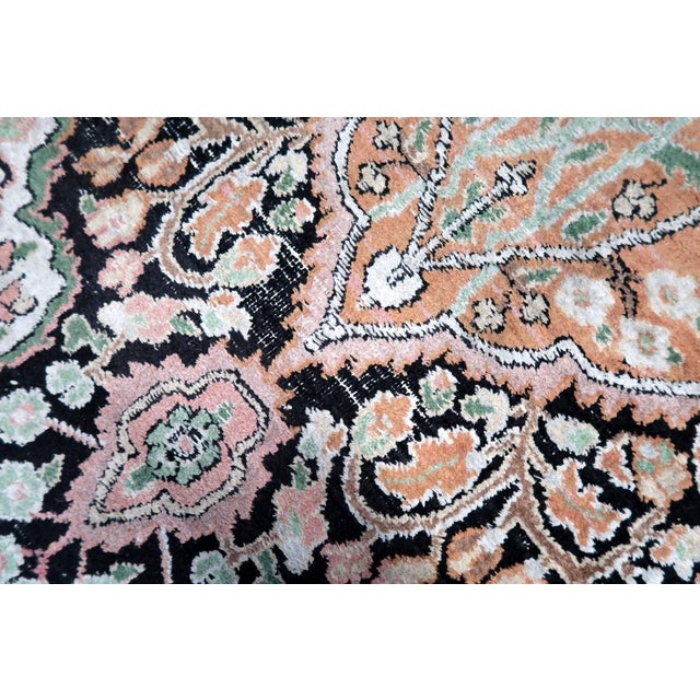 Persian 1950s, Handmade Vintage Persian Tabriz Silk Rug 2.5' X 4.3' For Sale - Image 3 of 13