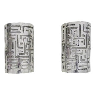 Vintage Aluminum Wall Lights, 1990s, Set of 2 For Sale