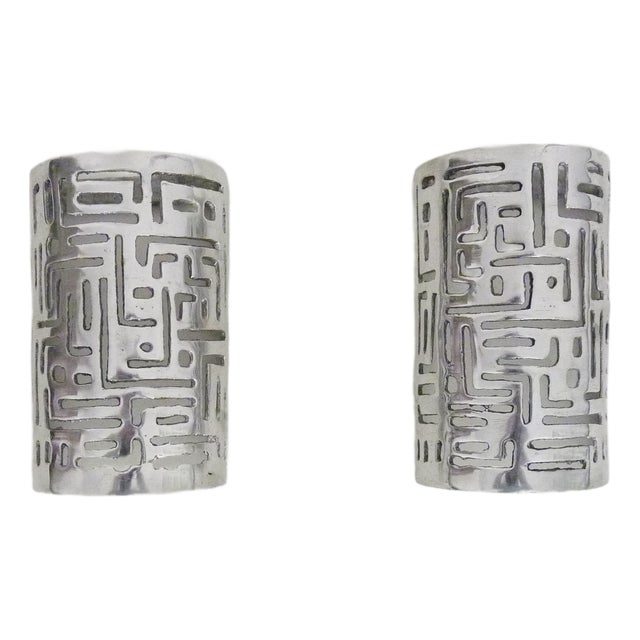 Vintage Aluminum Wall Lights, 1990s, Set of 2 For Sale