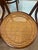 Set of 6 Kohn chairs, Art Nouveau style Bentwood with a walnut stain and woven seat Restored condition This piece has an...