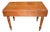 Antique English Rustic Pine Work / Dining Table W/ 2 Lateral Drawers & Drop Leaf Sides For Sale