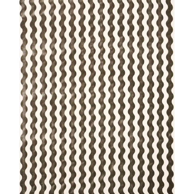 Pierre Cardin and Yves Saint Laurent designs from the 1970s inspired The Wave, a chic and graphic cut velvet fabric...