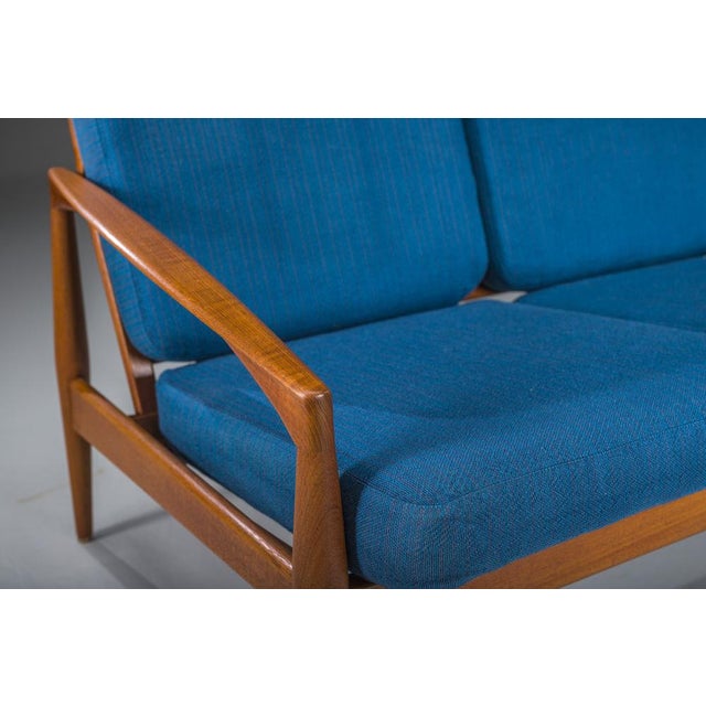 Wood Paper Knife Teak Sofa from Magnus Olesen, Denmark, 1960s For Sale - Image 7 of 14