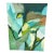 Large Abstract Painting in Blues and Greens For Sale
