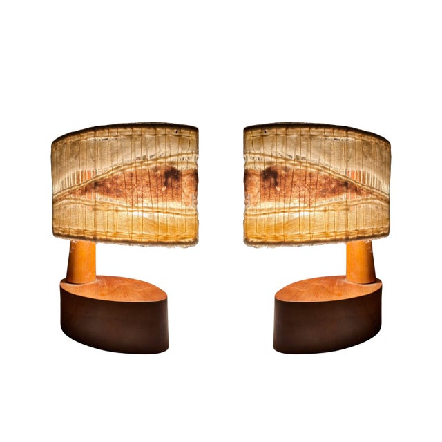 1960s Vintage Table Lamps from Maison Regain, 1960s, Set of 2 For Sale - Image 5 of 9