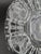Vintage Clear Glass Rose Etched Vanity Trinket Dish- Scalloped Edges For Sale - Image 14 of 18