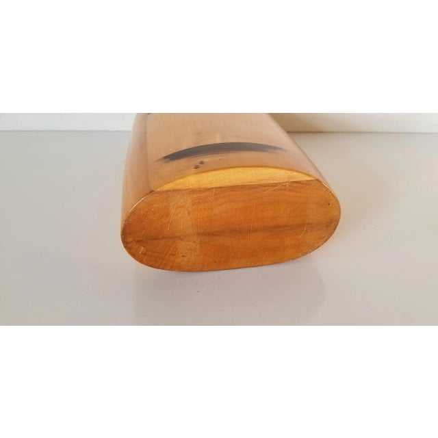 Paul La Montagne Modernist Art Wood Vase For Sale - Image 9 of 10