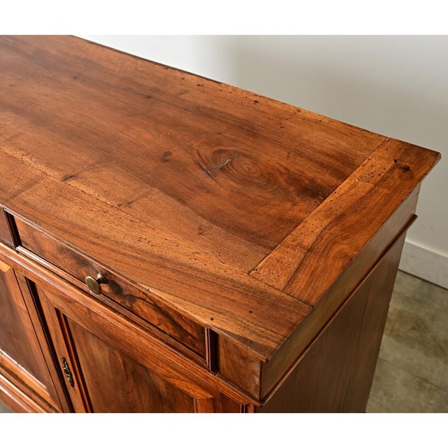 19th Century French 19th Century Solid Walnut Louis Philippe Enfilade For Sale - Image 5 of 11