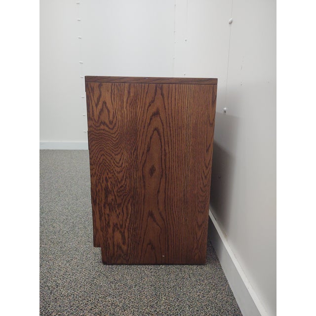Authentic Mid Century Modern Bernhardt Campaign 7 Drawer Dresser. Structurally solid. Showing signs of age and wear...
