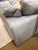 Restoration Hardware Restoration Hardware Grey Leather Cloud Sofa For Sale - Image 4 of 5