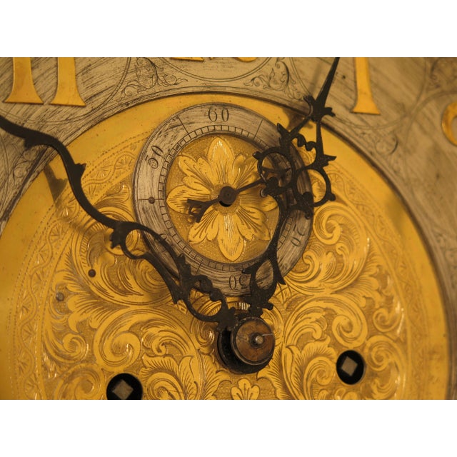 J.C. Jennens & Sons London England Oak Grandfather Clock For Sale - Image 9 of 13