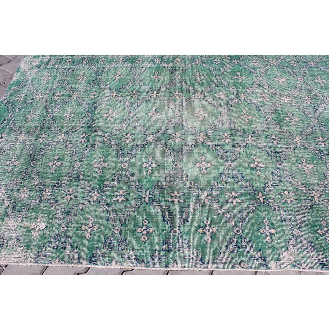 Vintage Turkish Anatolian Area Rug - 80.5"x100" For Sale - Image 10 of 13