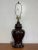 1970s Pair Vintage Brown Ceramic Ginger Jar Table Lamps Hollywood Regency MCM Style For Sale - Image 5 of 16