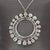 2020s Luxury Platinum Natural Earth-Mined Diamond Circle Pendant For Sale - Image 5 of 6