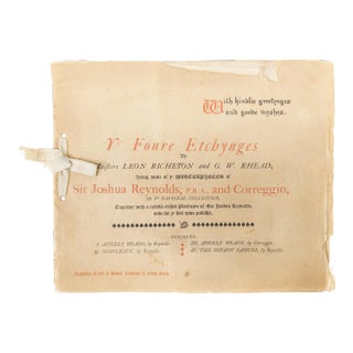 19th Century Bound Collection of Etching Prints After Joshua Reynolds and Correggio For Sale