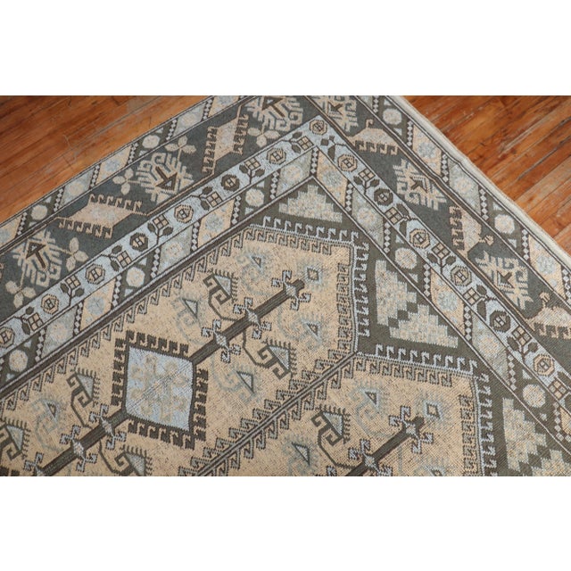 Blue Vintage Anatolian Rug - 10'4" x 11'10" For Sale - Image 8 of 13