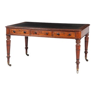 19th Century Regency Mahogany Writing Desk For Sale