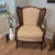 1990s Vintage Ethan Allen Faux Bamboo Cane Wingback Bergere Chair - Hollywood Regency For Sale - Image 5 of 16