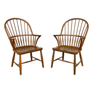 Set Dining Chairs CH18A for Carl Hansen & Son For Sale