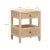 Bristol Park Whitewashed Oak Wood Open Nightstand For Sale - Image 10 of 11
