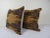 These beautiful 18" x 18" pillow covers were made from an authentic, vintage Turkish rug handwoven in the 1960s. Bright...