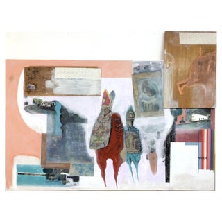Peter Hofmann Gir, Roma 2, 2022, Collage on Wood For Sale