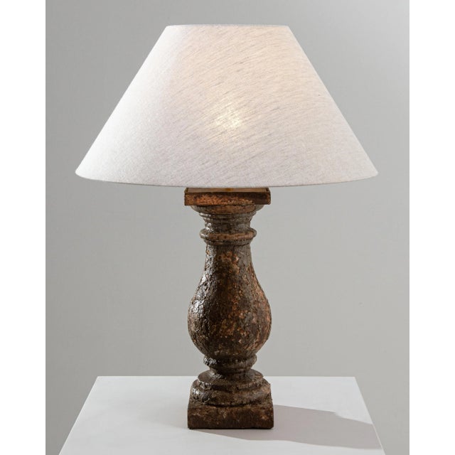 19th Century 19th Century French Cast Iron Lamp For Sale - Image 5 of 12