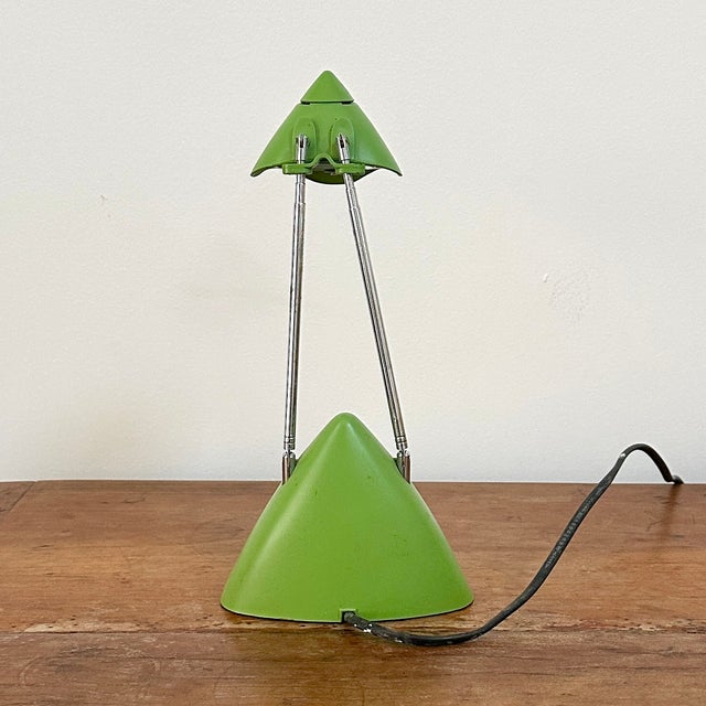 Green Green Plastic Designer Desk Lamp with Telescopic and Adjustable Design, 1990s For Sale - Image 8 of 16