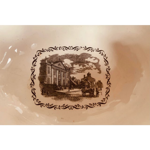 Ceramic Wedgwood Porcelain Monteith Bowl - Benjamin Franklin - Bailey Banks & Biddle For Sale - Image 7 of 12