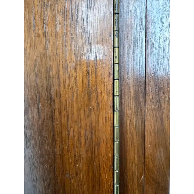 Mid-Century Modern American of Martinsville Walnut High Boy Dresser or Armoire For Sale - Image 17 of 18