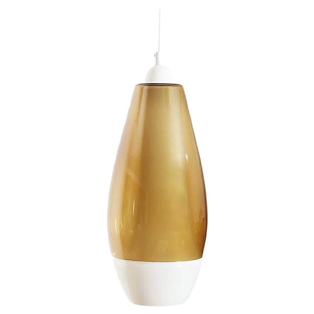 Mid-Century Modern Opal Glass Ceiling Lamp by Jo Hammerborg for Fog & Mørup For Sale