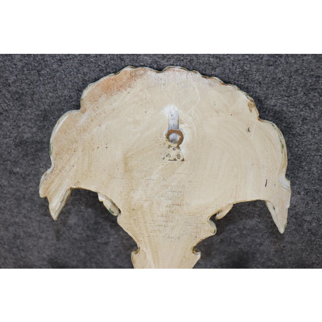 Serge Roche Pair of Creme Painted Palm Tree Pair of French Sconces Jansen Roche For Sale - Image 4 of 8