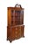 This mid-century Sheraton and Federal-inspired mahogany china cabinet beautifully blends classic early American...