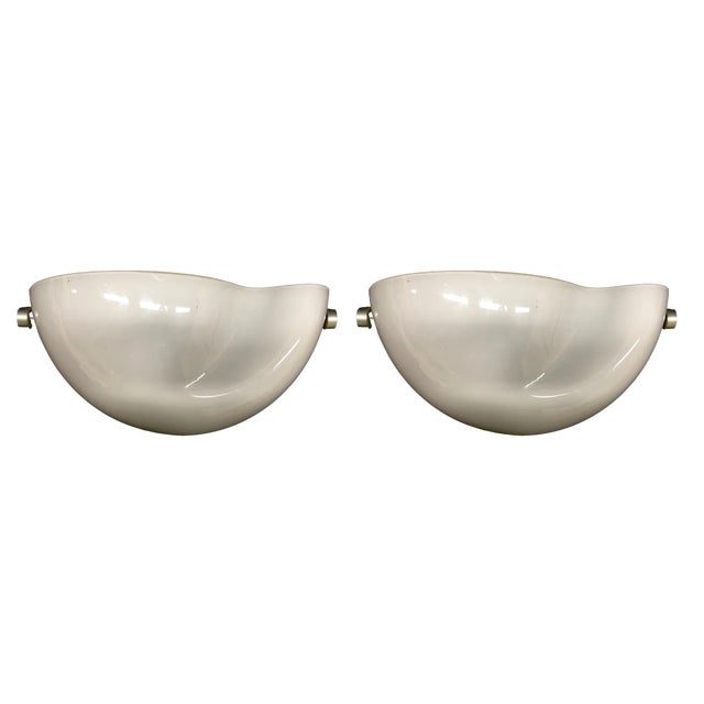 Mezzamarubia Wall Lamps from Vistosi, 1970, Set of 2 For Sale
