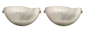 Mezzamarubia Wall Lamps from Vistosi, 1970, Set of 2