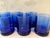 1990s 1990s Set of 6 Vintage Anchor Hocking Essex Cobalt Blue Lowball Glasses For Sale - Image 5 of 12