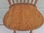 Wood 1950's Vintage American Colonial Solid Oak Swivel Bar Stools by Ethan Allen Set of 4 For Sale - Image 7 of 12