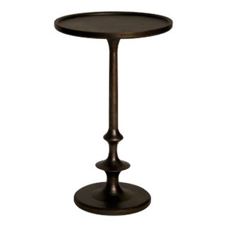 NOIR Terni Side Table in Cast Iron For Sale